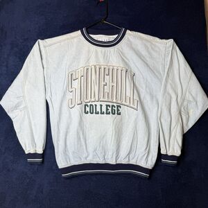 Vintage NCAA Gear Sport Stone Hill College Pullover Crewneck Sweater Size Medium
